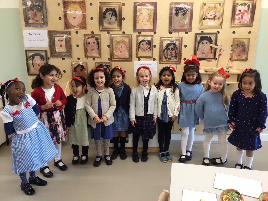 We celebrated Roald Dahl last week. Look how many Matildas turned up in Reception. Their teachers were not just seeing double, they were seeing decuple! @PSHeadSutton @SuttonHighGirls