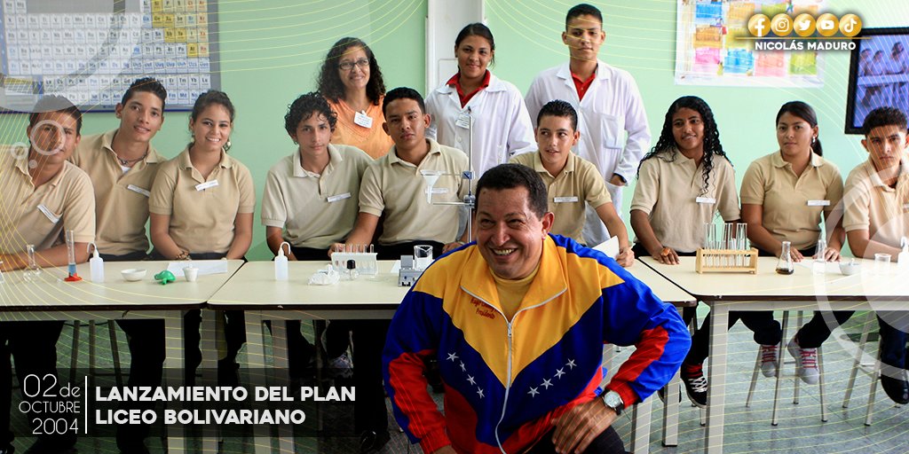 En el aniversario del Plan Liceo Bolivariano, reafirmamos nuestro compromiso con la educación, y destacamos la importancia de seguir creando espacios para la formación de hijos e hijas de la Patria, con valores inspirados en el bolivarianismo.