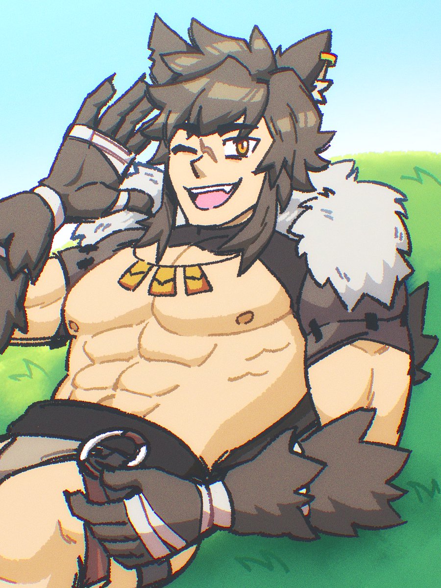 CptTaro's tweet image. Basil's new model is so good, i just HAD to draw him ❤️
#werework