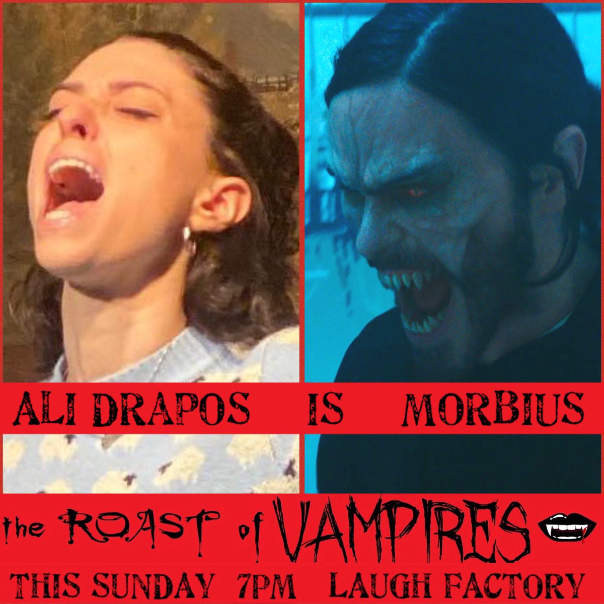 CARoasts's tweet image. The Roast of Vampires is TONIGHT at @LaughFactoryCHI featuring Chicago's favorite comics as these vampires and more! Advance tix are only $10 while they last!

…erassassinationchicago.ticketleap.com/vampires/