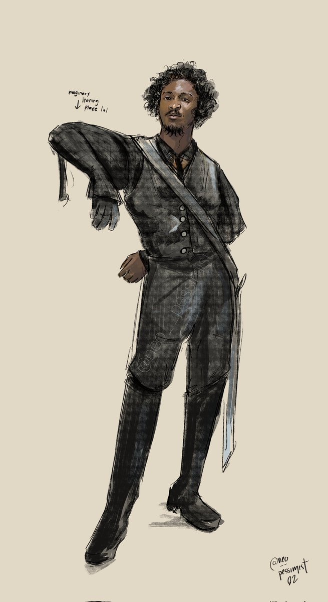 OKAY OKAY Randy in the rizzy discord suggested an outfit swap and I just HAD to see Roach in that leather vest 🫣
I was tempted to draw the clothes too short but I couldn't bring myself jdjdjd
#ofmd #ofmdfanart #OurFlagMeansDeath
#ourflagmeansdeathfanart
