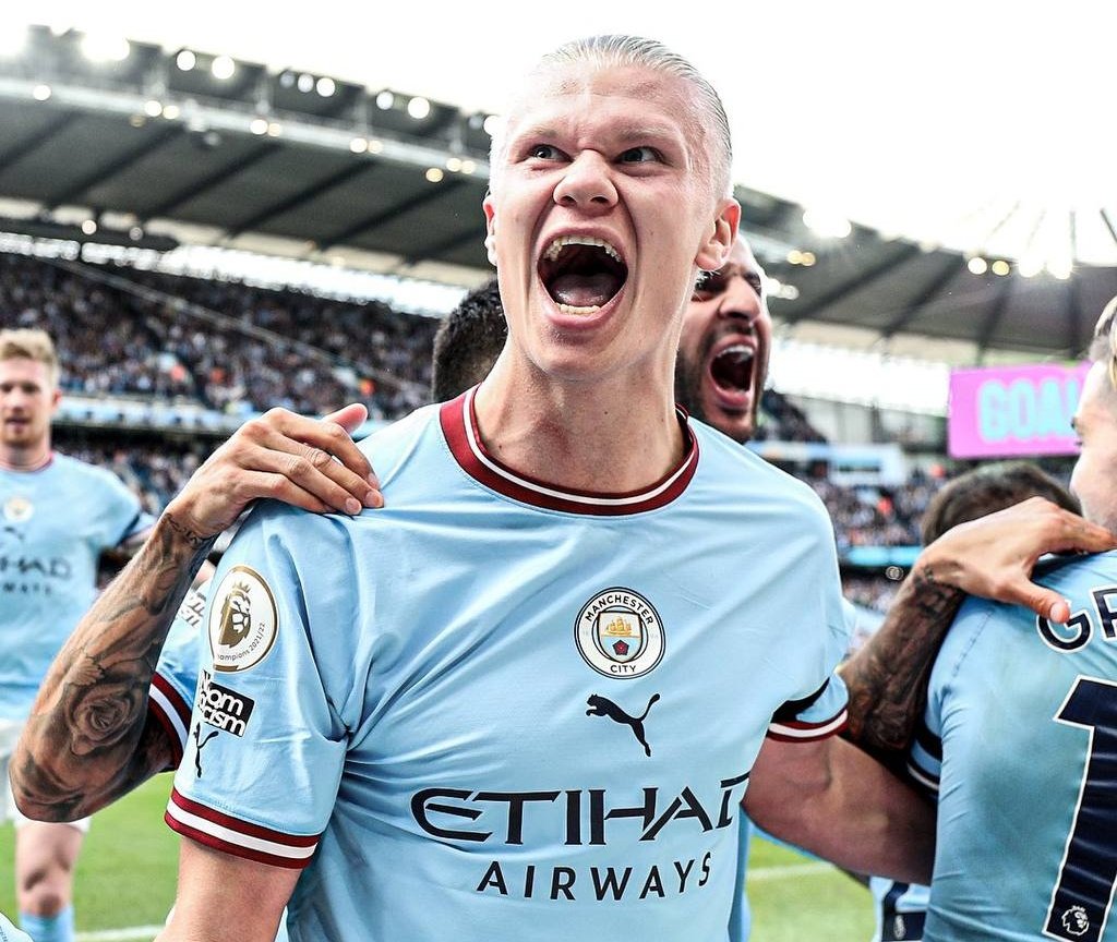 goaline360sport's tweet photo. It's Been a long time coming... π₯π΅βͺ
#Haaland hat-trick in a Manchester Derby.
#GoaLineSportx #SportsUpdates #PremeirLeague #MatchDay
Watch Highlights on Telegram ππ½ @goalinesports https://t.co/VD9TltVcEi