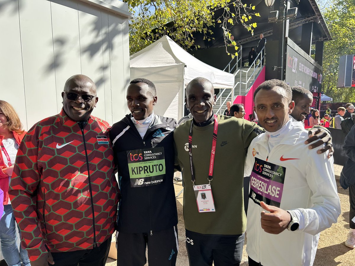 KenyaMissionUK's tweet photo. Congratulations to @AmoskiprutoS1, the 2022 Elite Men's Winner, and Joyciline Jepkosgei, who finished strong in second place during the World Famous #LondonMarathon #WeRunTogether #TeamKenya. https://t.co/6SVlygORFR