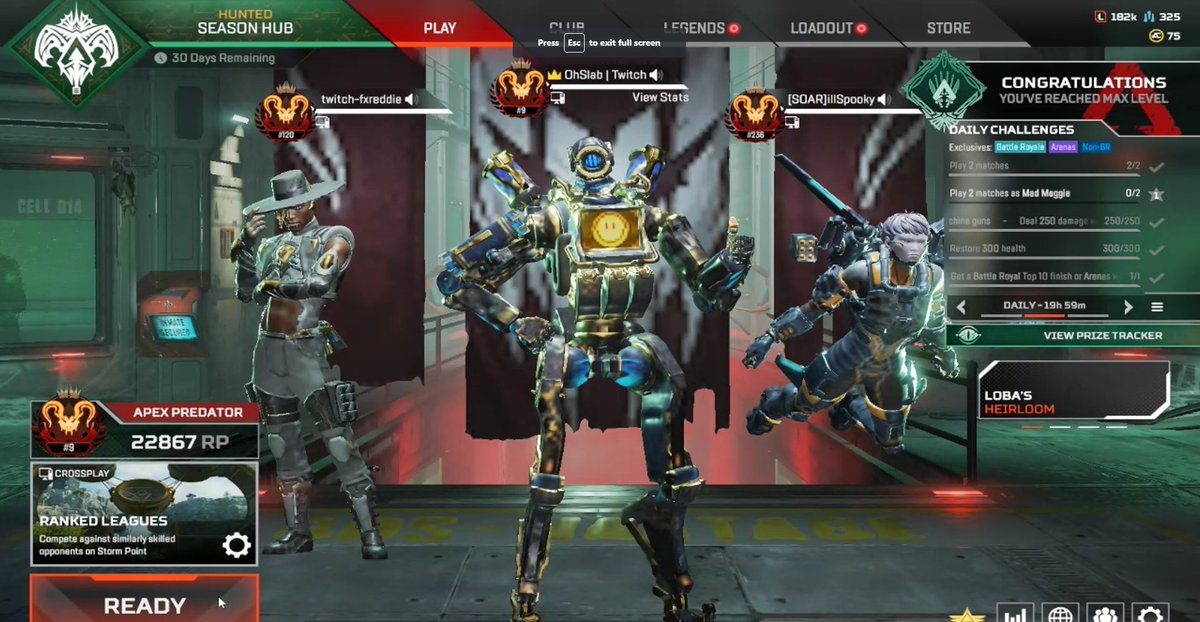 slab_apex's tweet photo. Finally got top 10 rank 1 Eu???? @PlayApex https://t.co/T7LDqS3Wrs