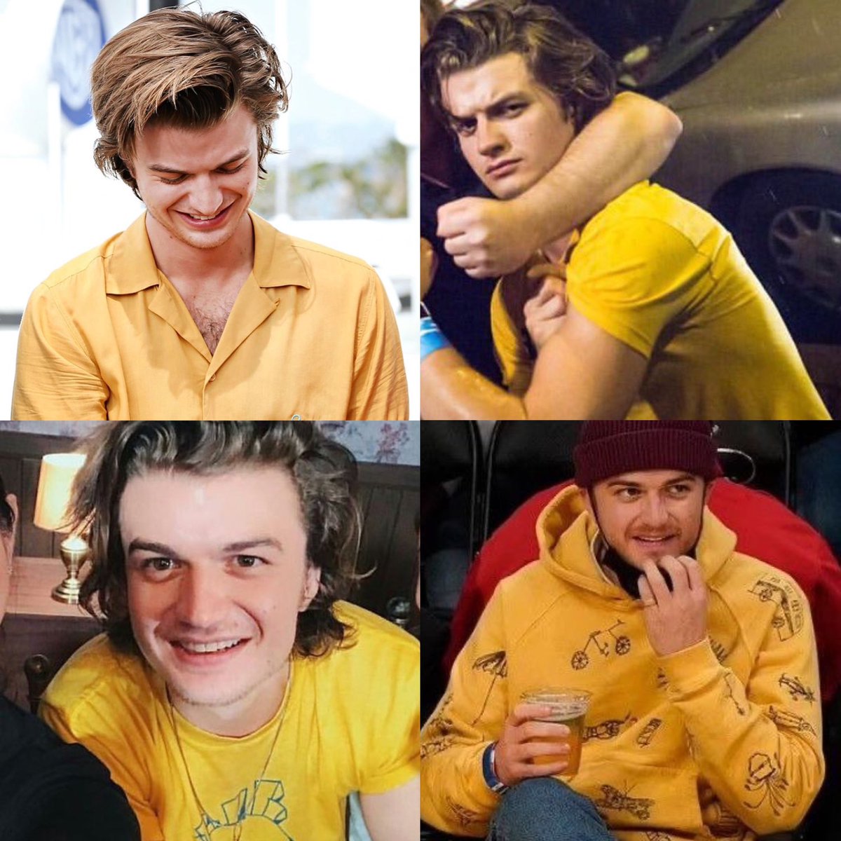 i think joe keery in yellow should be brought up more often