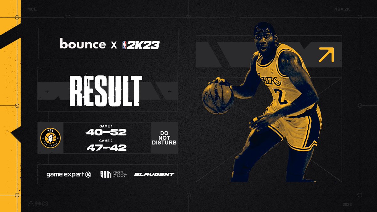 teammcecom's tweet photo. We start the season in a draw @Bounce2KLeague 
GAME 1: 40-52
GAME 2: 47-42

@NBA2K https://t.co/43qDPIHp6Y