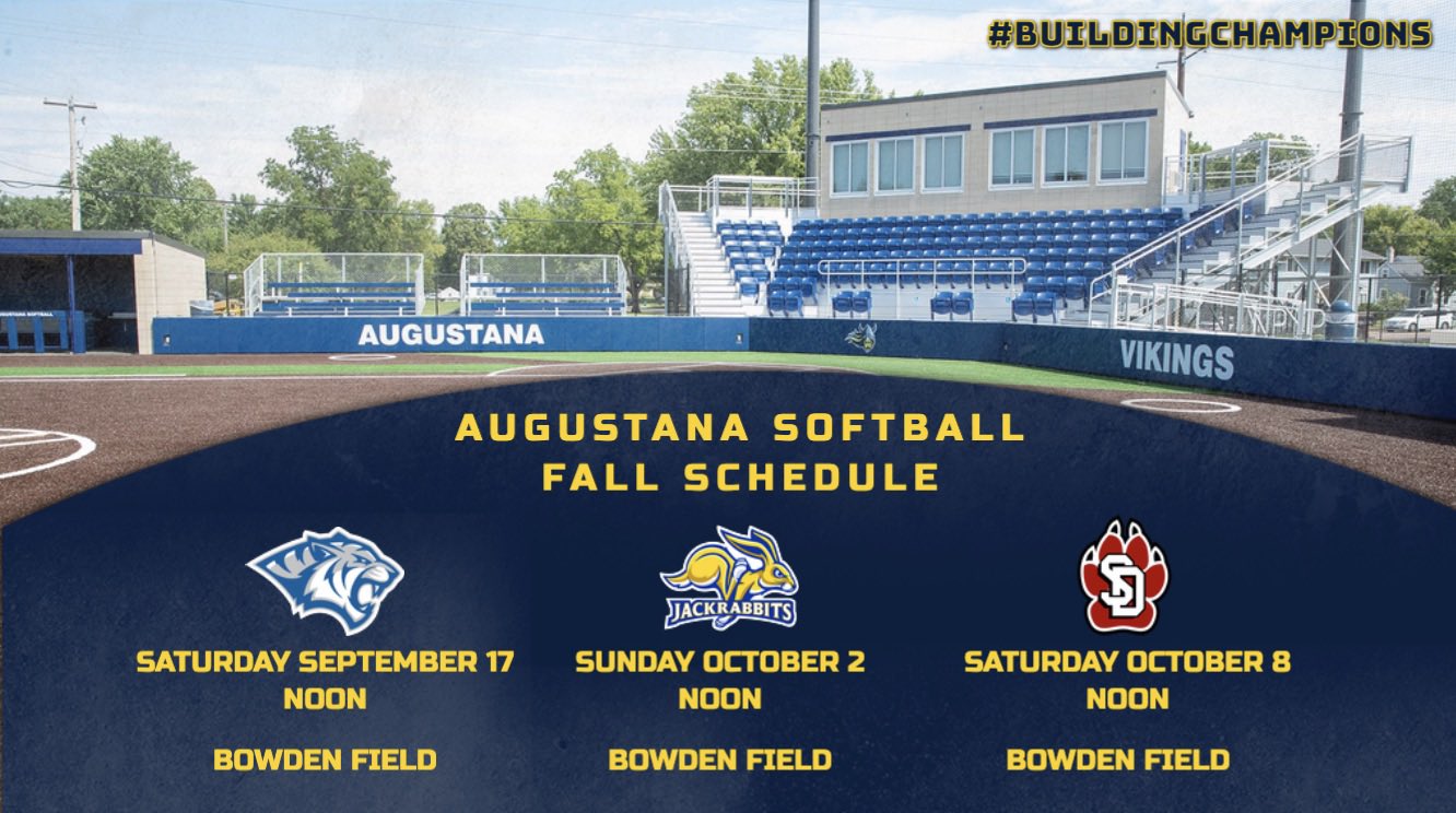 Augustana Softball on Twitter "Fall Schedule Continues Today! See you