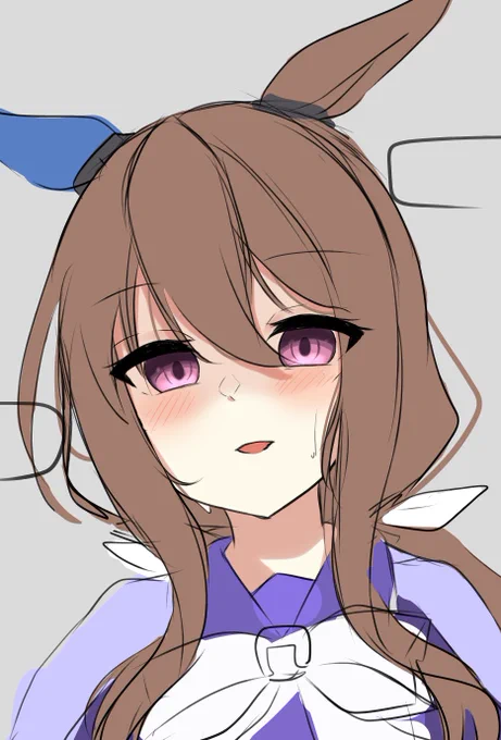 しっとりアヤベさんを描きてぇんだ… 
