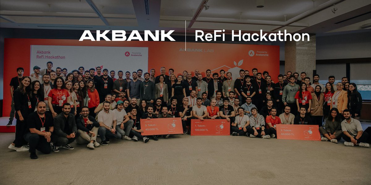 19 takımın 48 saat boyunca kıyasıya yarıştığı #AkbankReFiHackathon sona erdi. 👨🏻‍💻👩🏻‍💻

Hackathon kazananı ekipleri tebrik eder, tüm katılımcılara ve paydaşlara teşekkür ederiz. 👏🏻