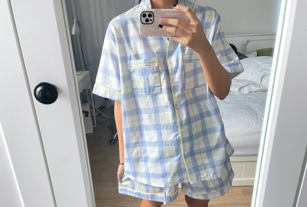 itfeelstory's tweet photo. ชุดนอนที่น่ารักและใส่สบายที่สุดด👀🥣 ชอบมากก เป็นแบบ barless ใส่โนบรานอนได้เลย จุกไม่โผล่แน่นอน ใส่ออกไปข้างนอกได้ด้วย ผ้าดีใส่สบายมาก นอนสบายค่ดด ชอบไม่ไหวแล้วว คุ้มค่าคุ้มราคา ป้ายยาเลยดีจริงๆ น่ารัก 8000% 🧈 https://t.co/KRIQ7jXdkz