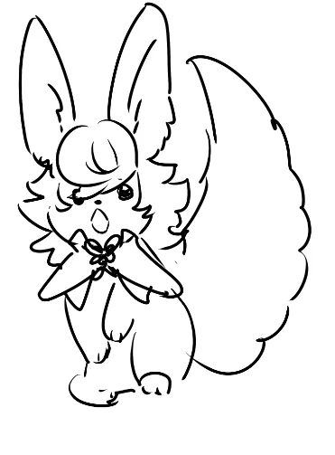 フォウ君資料みずに描けるかなチャレンジしてました。 