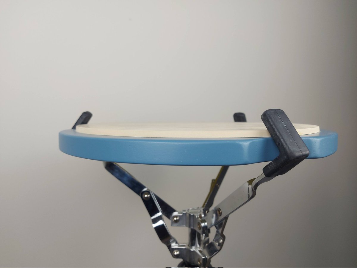 Our #snaredrum #practicepad in "Stiffkey Blue" 😍
#artisanmade 🇨🇦 madpracticepads.com #madpads