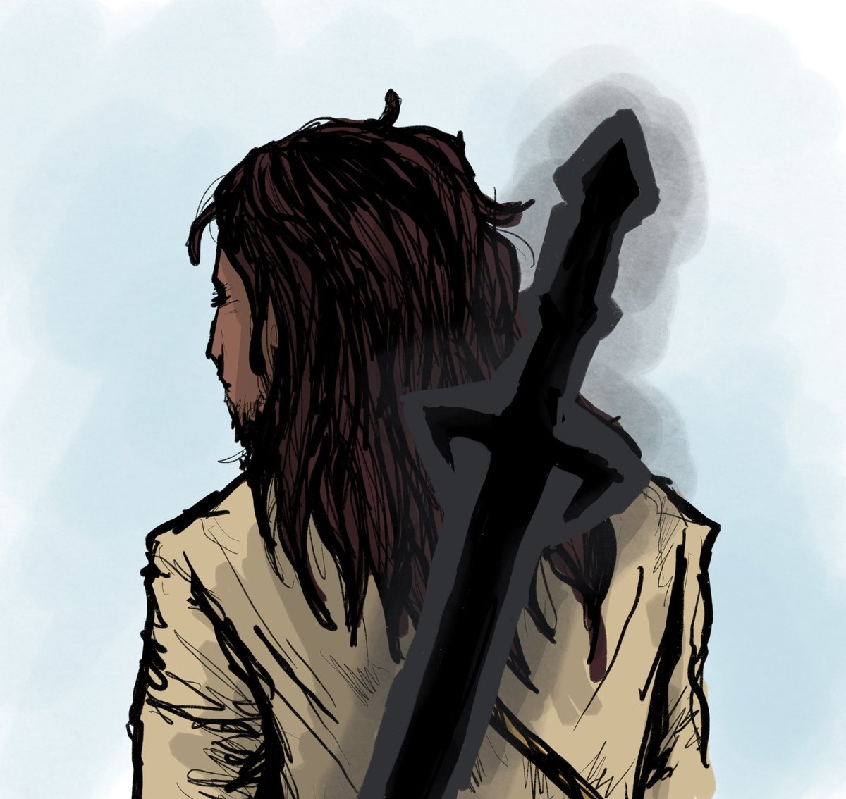 legendsofaukera's tweet photo. Cosmere Inktober day 2: Weapon
Would you like to destroy some evil today?
#cosmereinktober2022 #cosmere #nightblood #vasher #warbreaker https://t.co/xdGo5WniSc