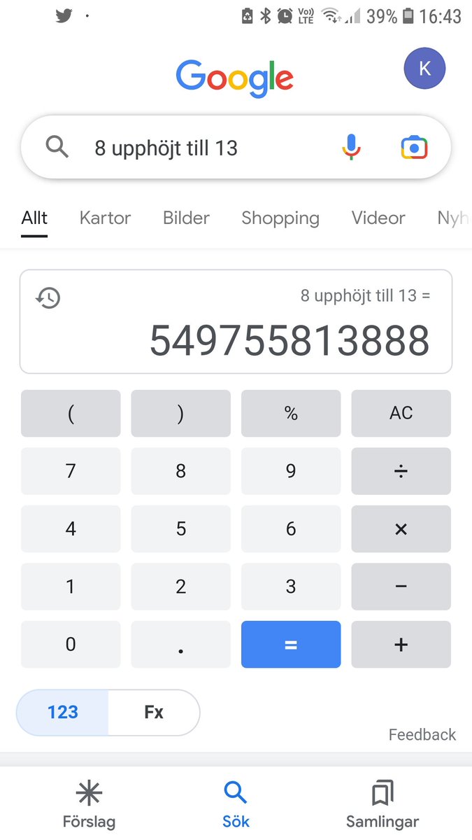 Så liten är chansen på nya spelet (Lotteriet) "FULLTRÄFF"🤣
1/550 MILJARDER