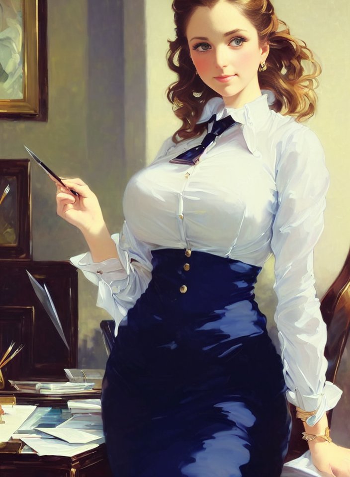 ChromedSets (Stable Diffusion + Waifu Model) tweet media