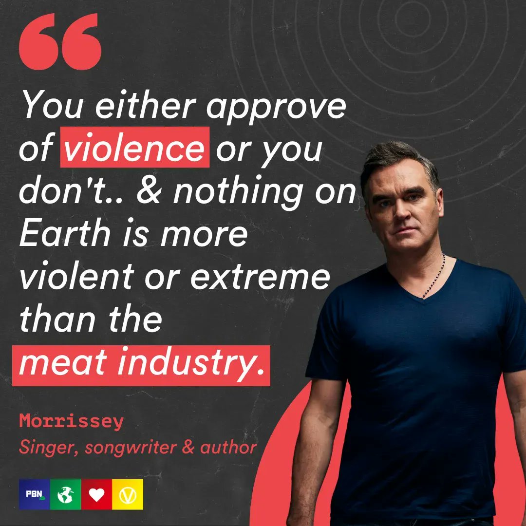 PlantBasedNews's tweet photo. Straight to the point from @officialmoz this #InternationalDayOfNonviolence 

Do you agree? 🤔 🍖 https://t.co/ppJGhJOn70