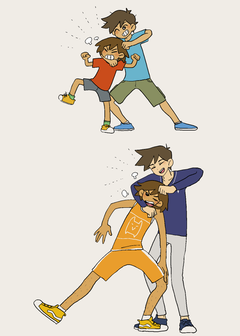 「multiple boys orange shorts」 illustration images(Latest)