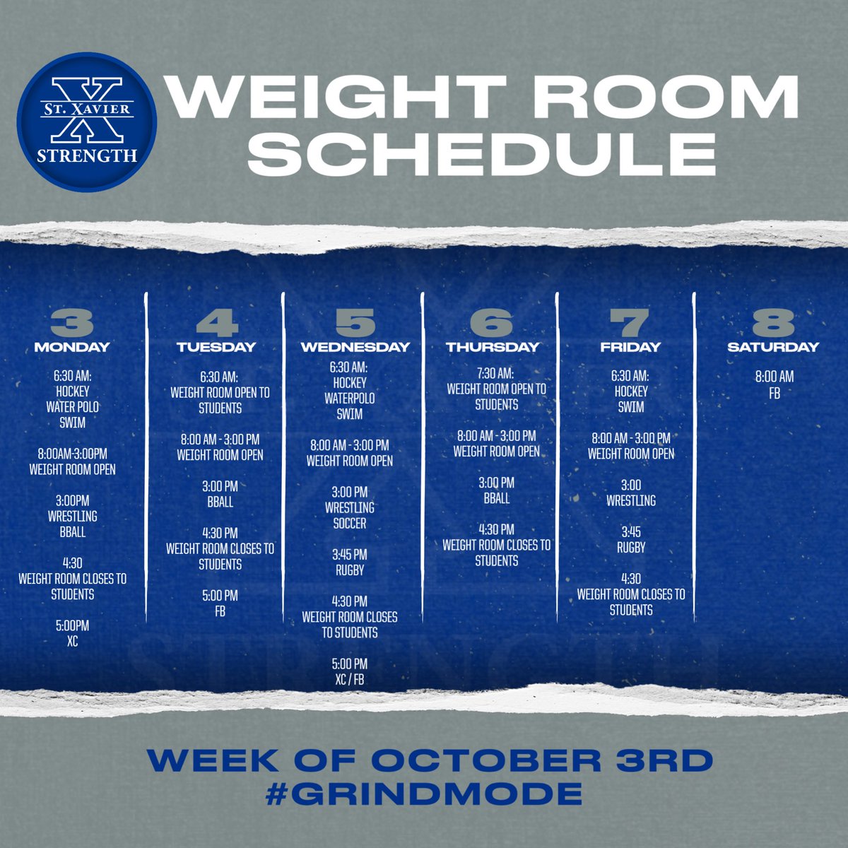 St. Xavier Strength tweet media