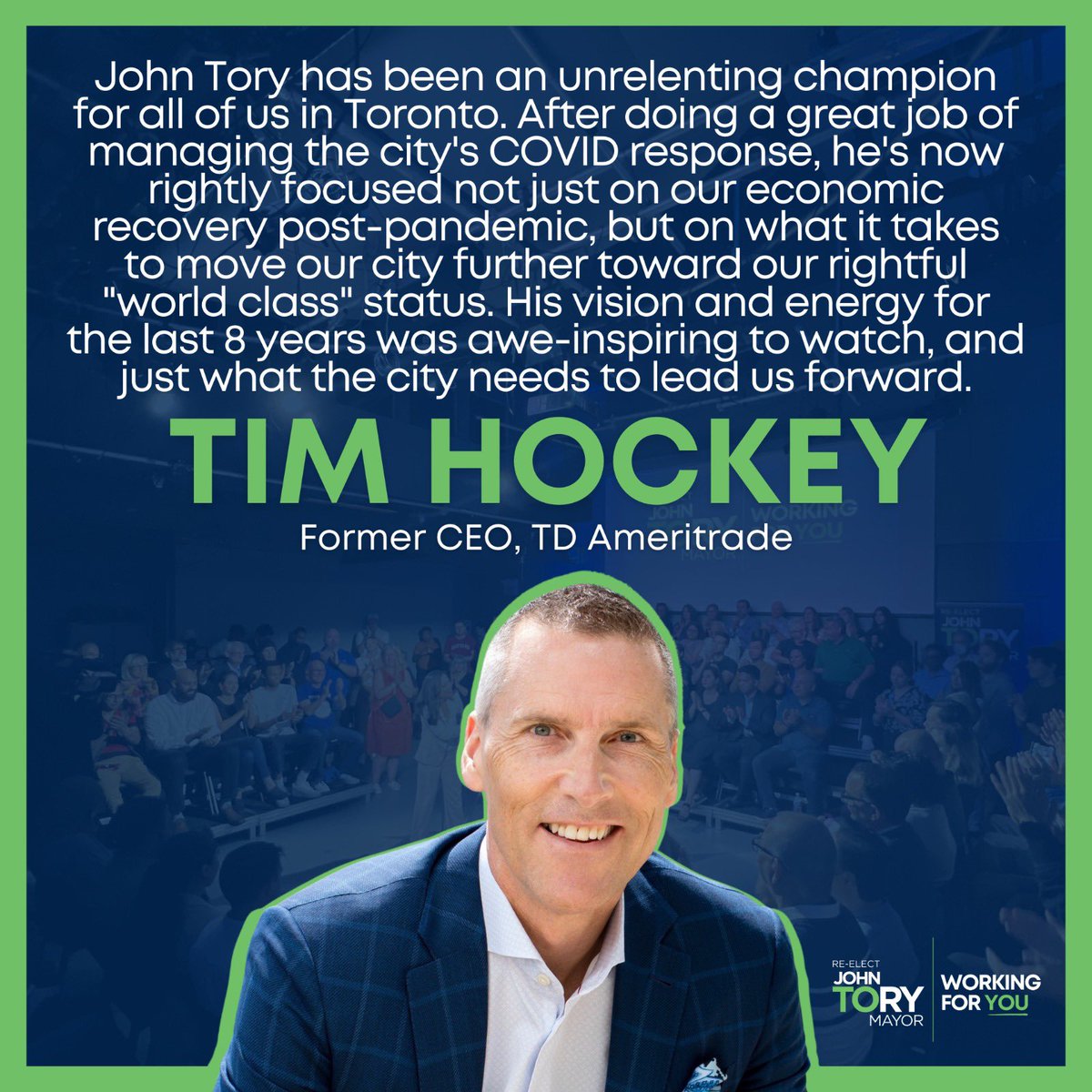 John Tory tweet media