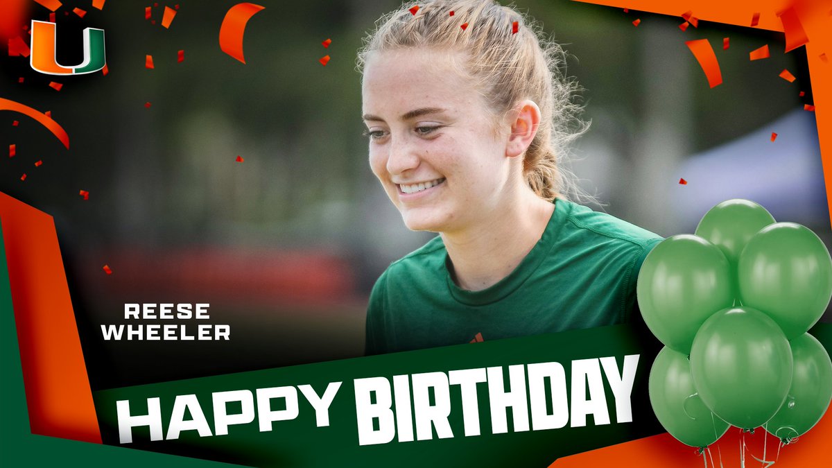CanesFutbol's tweet photo. 😃 if it's your birthday!! Happy birthday, Reese! 🎂 https://t.co/UFucbEJ9jo