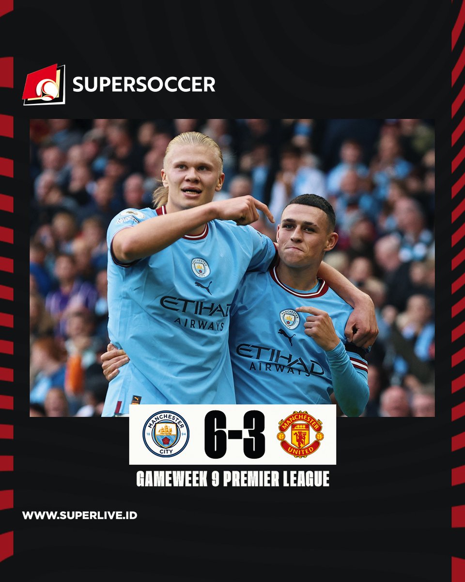 my_supersoccer's tweet photo. Gimana penampilan MU tadi? Puas gak? Lumayan loh bisa nyetak tiga gol ke gawang City

Kalo gak ada Haaland sama Foden, bisa tuh MU menang 3-0. Harusnya sih bisa ya

#SUPERLIVE
#SUPERSOCCER 
#INIRASANYASUPER
#PREMIERLEAGUE https://t.co/ghltqpeZY7