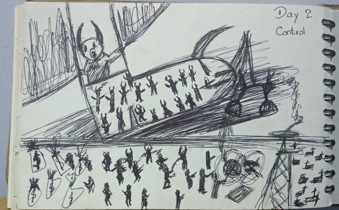 Mal and his partners control nyithu,face lacking internet so they're searching internet. Ricing price is controlled. Another fact ,the initial of shoe has opposite side of justice. So they also control justice.#revotober #inktober #WhatsHappeningInMyanmar