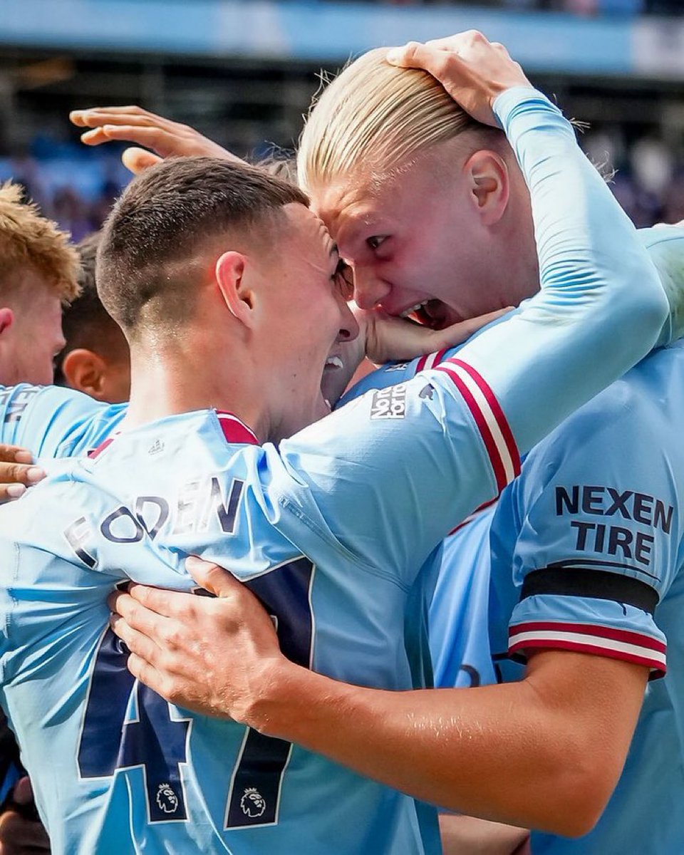 Descomunal nivel de Haaland y Foden; Recital en la victoria 6-3 al United. Grealish ya acentuado tras la partida de Sterling y De Bruyne mágico como siempre 👏👏👏

Avasallador trabajo de los de Guardiola ante el aún en decadencia equipo de Ten Hag, con CR7 en el banco😔