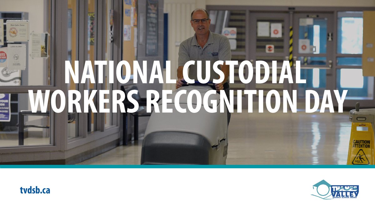 Today, on National Custodial Workers Recognition Day, we acknowledge our amazing custodians and maintenance staff who work so hard to keep our schools clean and safe. Their tireless work and generous spirit deserve appreciation every day!