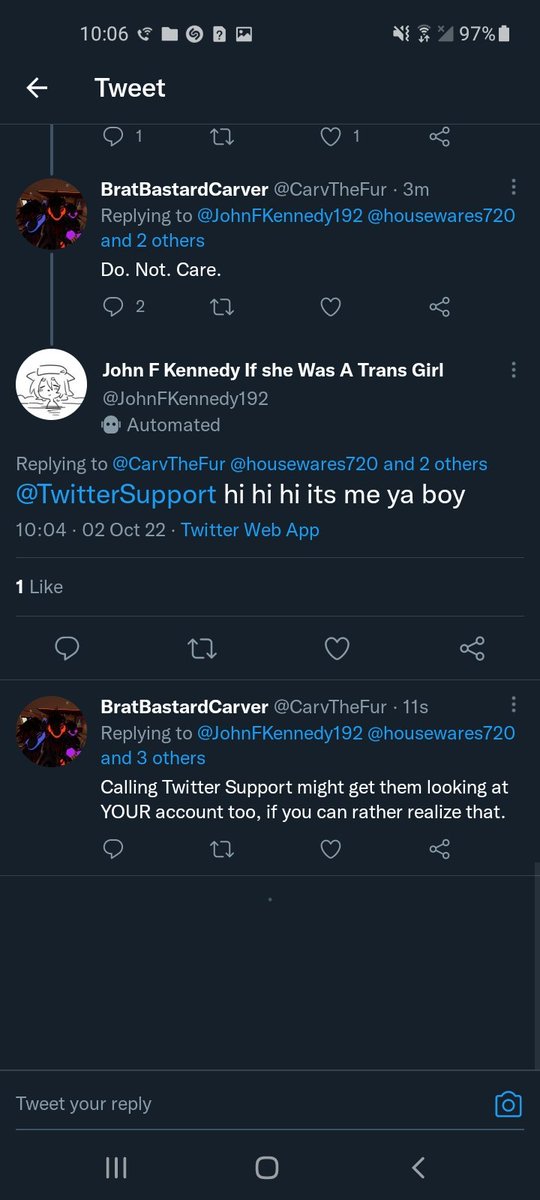 BratBastardCarver tweet media