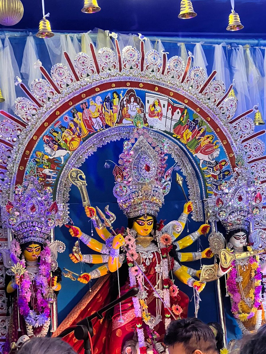 DDIndialive's tweet photo. #DurgaPuja being celebrated in Edinburgh, Scotland. Some glimpse from today’s #Saptami and Ashtami Puja

@tapasjournalist https://t.co/dGf08scPWQ