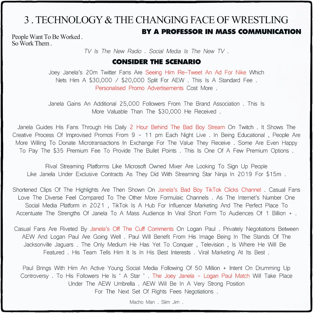 TimingTalent2's tweet photo. Written In 2019 
-Called The Rise And No 1 Position Of TikTok  
-Called The Rise Of Twitch  
-Called The Birth Of Microtransactions 
-Asked For Logan Paul To Be Installed As Top Star .  
In 3 Years , WWE went with it &amp; Vince Retired . 
#TheProposalThatChangedWrestling . https://t.co/9dE2HF6132