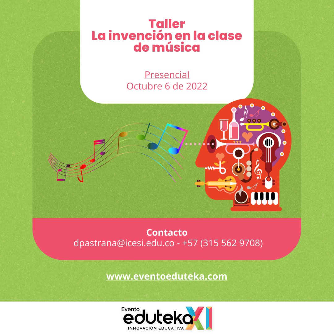 eduteka's tweet photo. ¿Aprender Haciendo?😮
Sí, así es la metodología que utilizamos en nuestros #talleres del evento #Eduteka. Conoce todas las opciones e inscríbete https://t.co/i0LznakbAe
Es una oportunidad de actualizar tus conocimientos y aprender nuevas formas de enriquecer tus clases👩‍🏫 https://t.co/h2WhbZjNHF