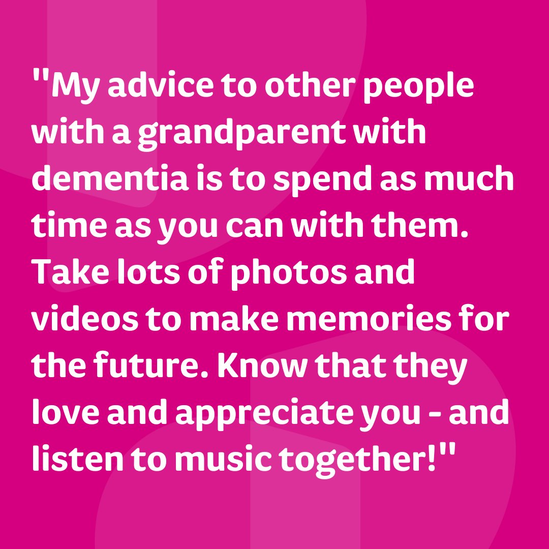 “Grandma is a complete joy to care for and she never fails to cheer me up with her cheeky smile and infectious laugh.” 💙 

Thank you to <a href="/orlaphipps/">Orla Phipps</a> for sharing her experience of caring for her grandma and her advice to others with a grandparent with #dementia.

#GrandparentsDay