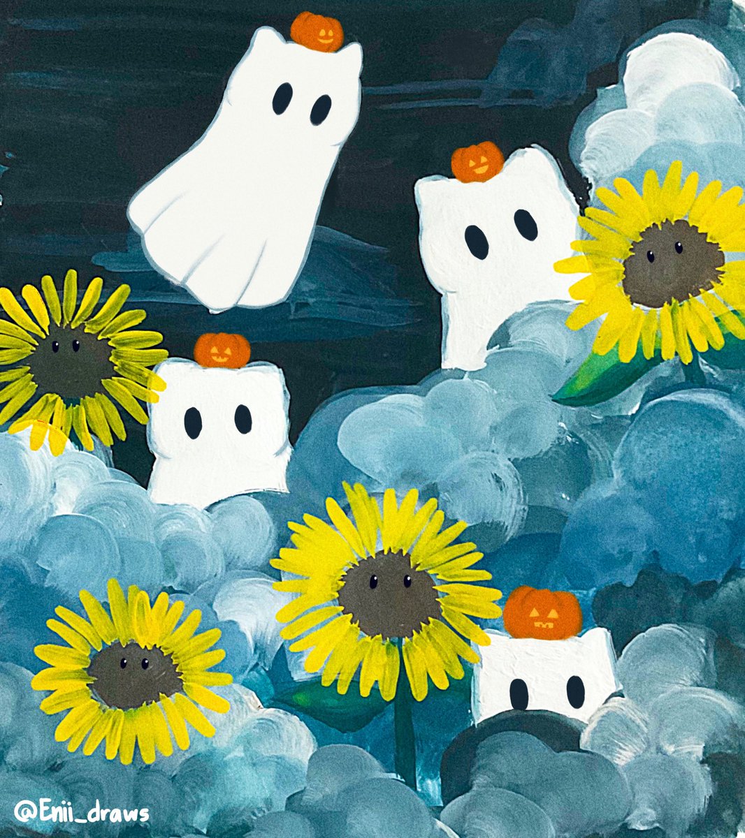 Spooky nights preparations
👻🌻