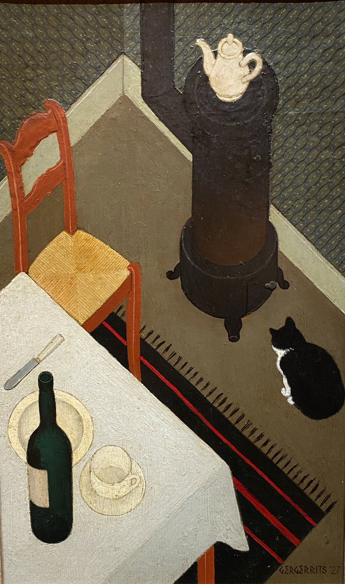 VianneOlivier's tweet photo. Carel #Willink, Wilma met kat, 1940.
Ger #Gerrits, Huiskamerinterieur, 1927.
#kat #MuseumArnhem @ChrisDerboven https://t.co/AxeVrDbvU3