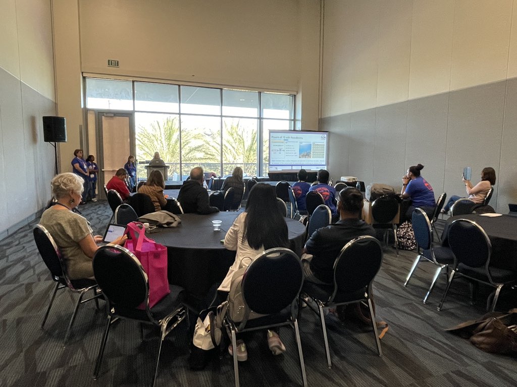RedlandsSTEAM's tweet image. @RedlandsSTEAM students Emma and Vanessa presenting a session “Integrating Coding and Robotics in Math using CSTEM” #CASTEAM @RedlandsUSD @SmileyKnights @bobcatsRUSD with @ruthsbusy6 @ShelbyC06 @deepikasri @RedlandsUSDSupt @RedlandsUSD_PIO #RUSD2025