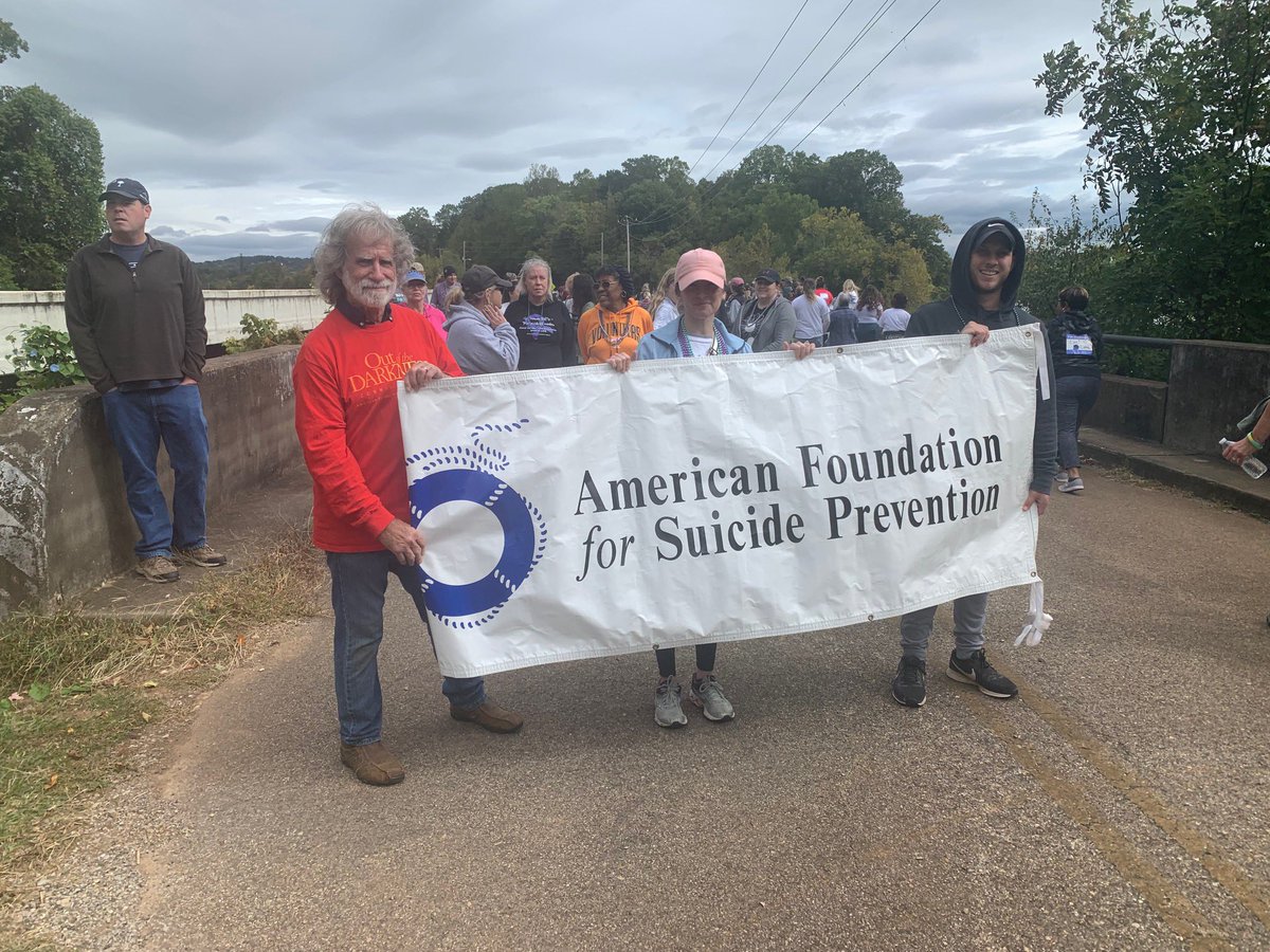 Knoxville, TN,  Moms Demand volunteers walked the walk in the American Foundation for Suicide Prevention march today. 
In TN, 56% of gun deaths are suicides and about 117 children and teens die by guns each year. Let’s stop the madness! <a href="/MomsDemand/">Moms Demand Action</a>, #MomsAreEverywhere