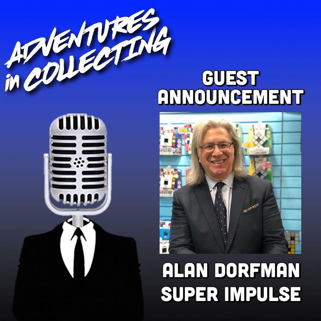 aic_podcast's tweet image. 📢GUEST ANNOUNCEMENT📢

Returning to the pod is @superimpulse President and living proof that big things do in fact come in small packages, Alan Dorfman! Do you have questions about the world’s smallest toys? Drop em below for a chance to hear them answered on the pod. 

#toys…