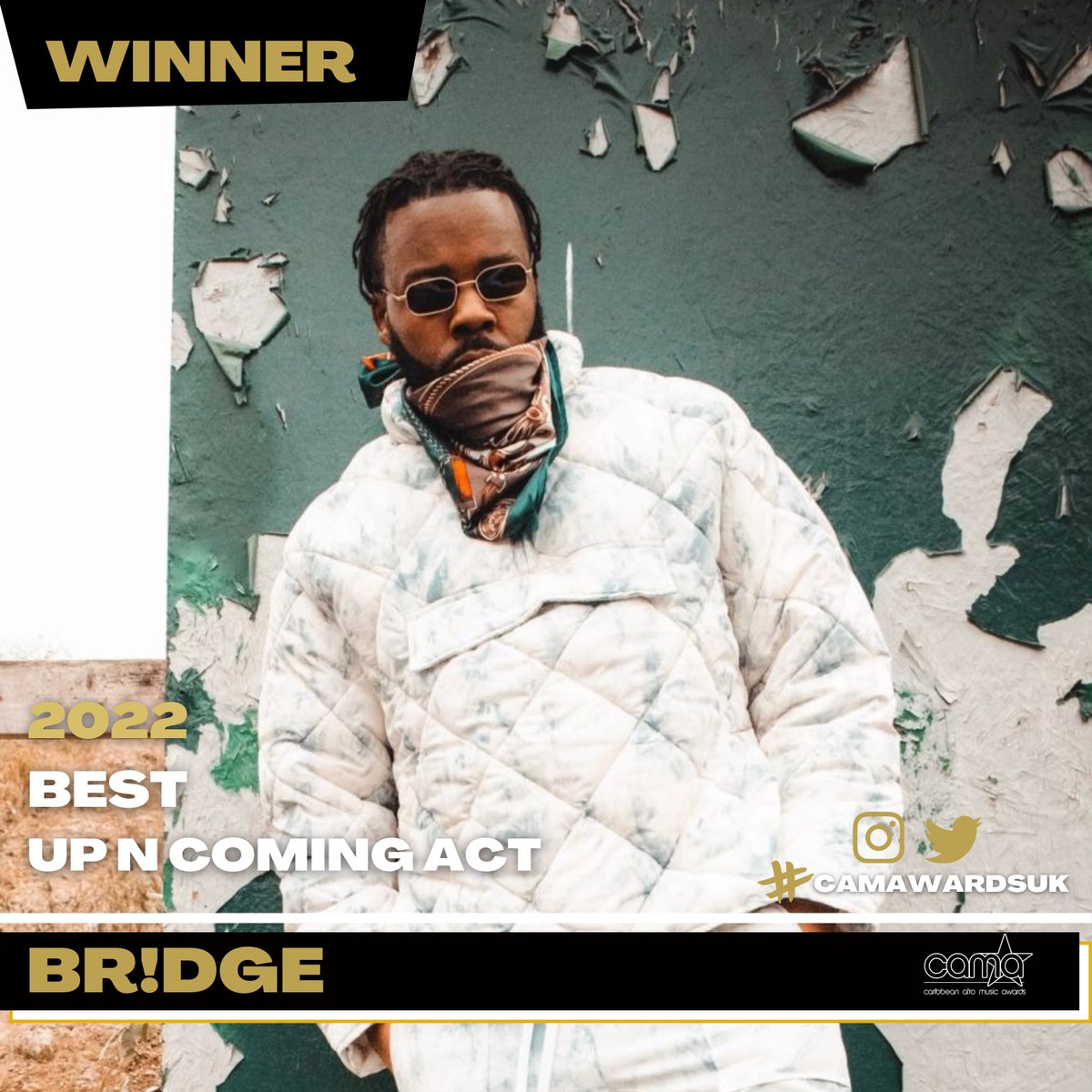 TheBridgeValid's tweet photo. IMPACT OVER NUMBERS

‘Best Up N Coming Act’ - CAM Awards 2022 

Gratitude to my V!BE TR!BE and everyone who said #AhBridgeTimeNow and voted for me. My first nomination and now my first award, we brought it home 🤲🏾🔮

New level, the journey continues 🧗🏾

https://t.co/KbR0fVB9Be https://t.co/HtiGBXm48u