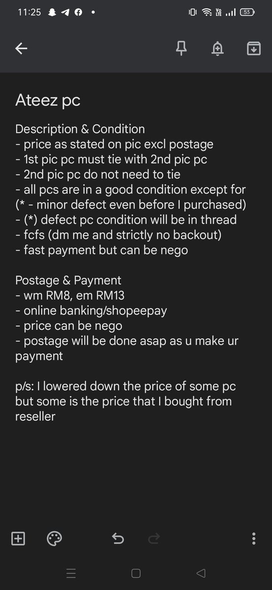 IAtiny99's tweet photo. Wts/lfb for ateez pc album/pob/photobook please rt 🥹🙏🏼 #pasarATEEZ @pasarATEEZ #HONGJOONG #SEONGHWA #YUNHO #YEOSANG #SAN #MINGI #WOOYOUNG #JONGHO https://t.co/mUzsTy9JiZ