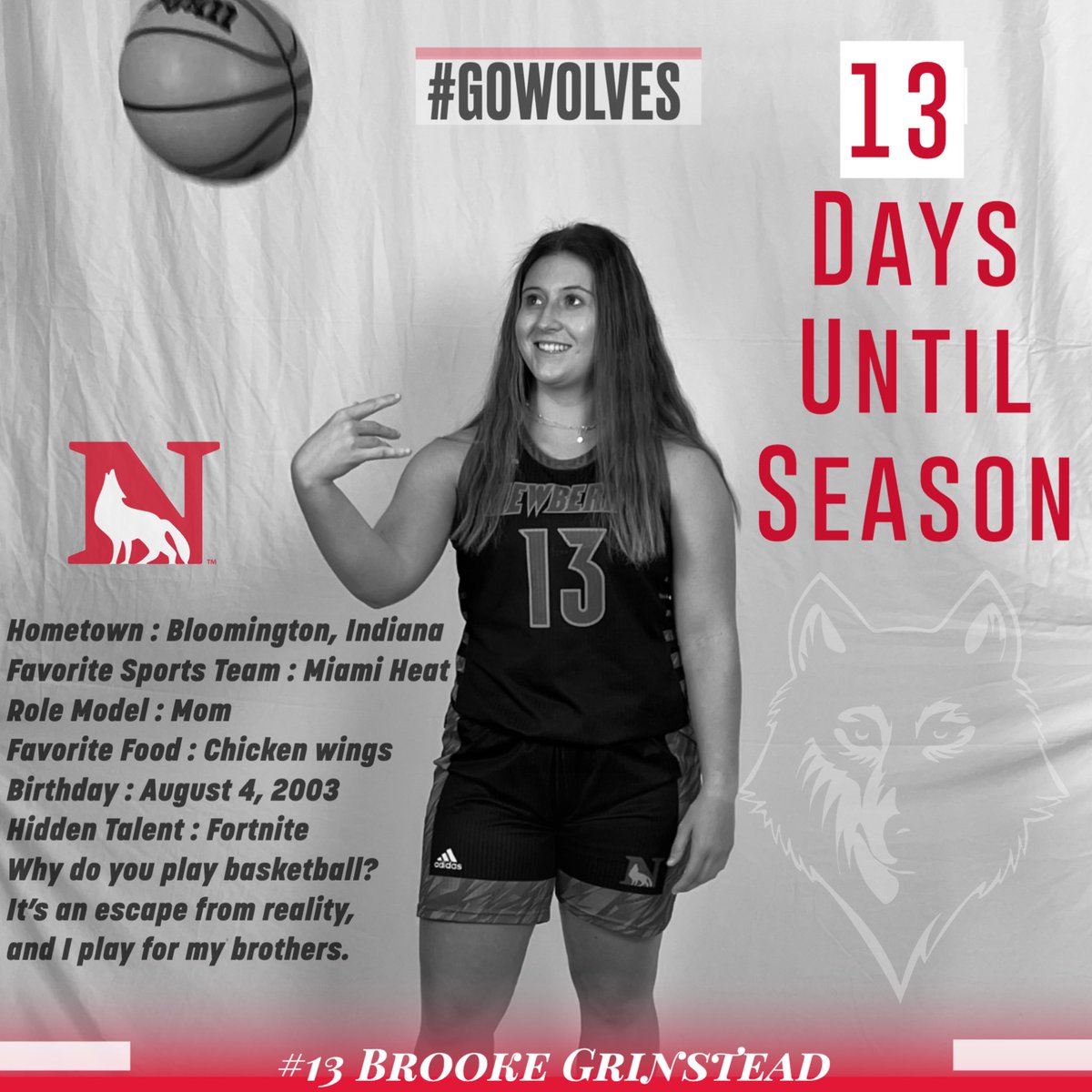 newberry_wbb's tweet image. The Midwest is coming to the East! Meet our 2nd new wolf to join Newberry, @BrookeGrinstead ‼️🐺🏀 #GoWolves #NewberryCollege
