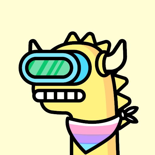 I think this one is my favorite. #NewNFTProfilePic NFT by <a href="/Cosmodinos/">Cosmodinos</a> #cosmopets