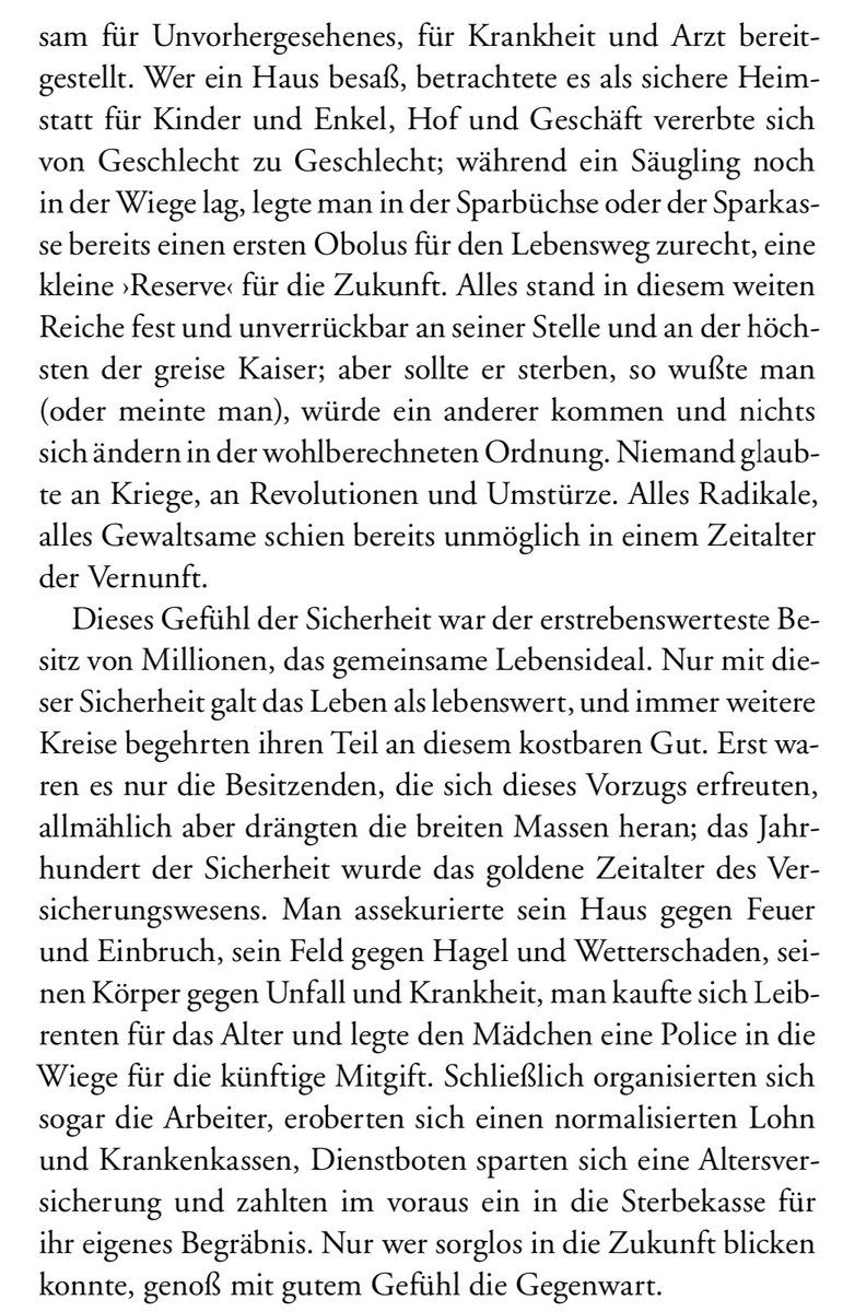 Gibt es ein besseres Buch zu unserer Zeit als Stefan Zweigs „Die Welt von Gestern“? 
Lese es gerade nach vielen Jahren wieder und bin noch mehr fasziniert als damals.