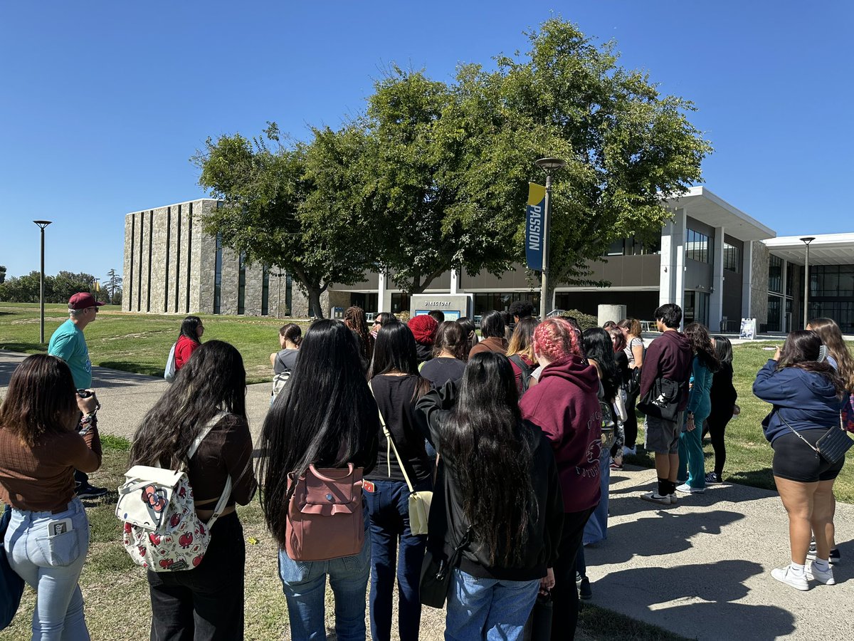 Stop number 1 for the senior AVID trip…. CSU Stanislaus. 13 more universities to visit over the next 5 days… Best part is the tour is one of our GHHS AVID c/o 21 is giving the tour! #avid4college <a href="/AVID4College/">AVID</a> <a href="/AVUSD/">Apple Valley Unified School District</a>