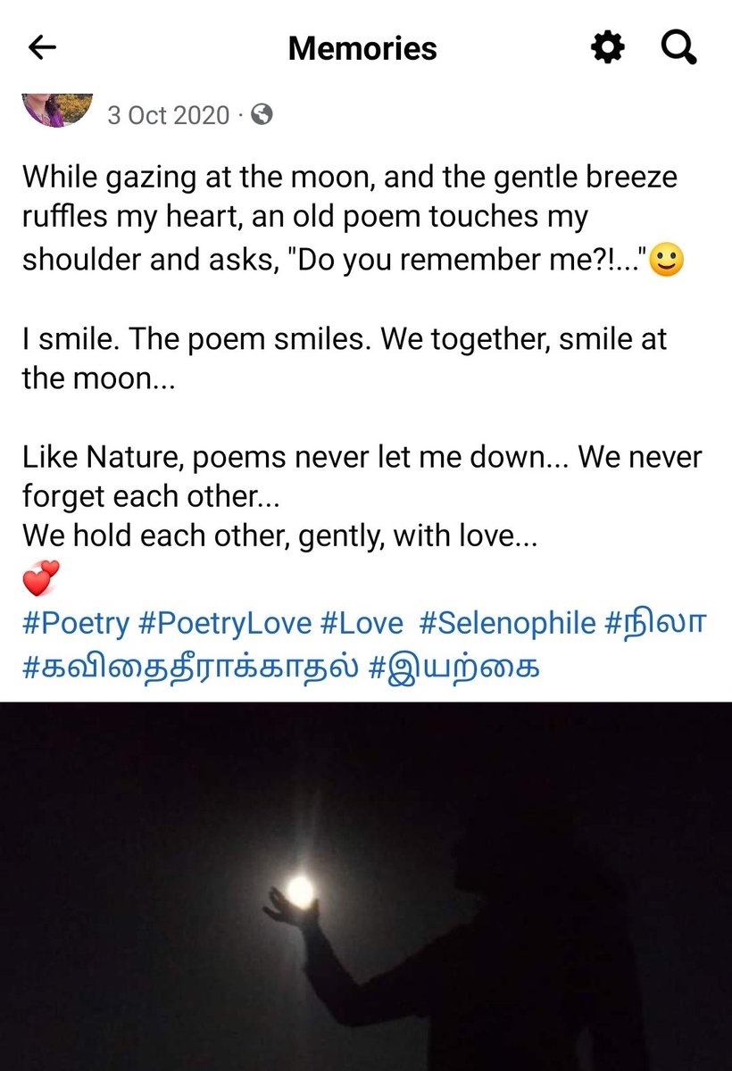 Madhumathi_Inks's tweet photo. "Like Nature, poems never let me down..."
#AllThingsNila
#Poetry #Poems #Selenophile #Moon #AllThingsNature https://t.co/h2sTCN7W1d