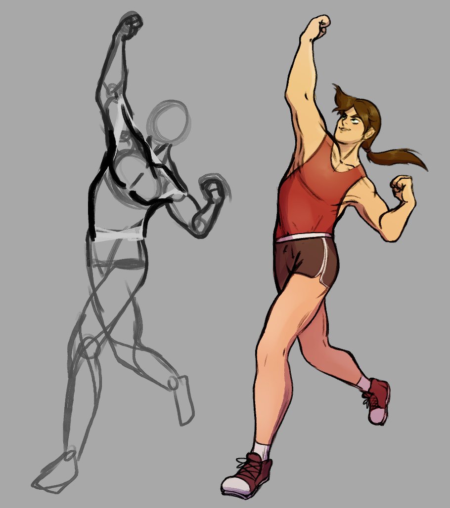 voidtaffy's tweet photo. 🔔school's out!🔔
thanks y'all for attending our early art school!! we went over anatomy basics and tricks
your extra credit is to block out and finish drawing a body using the tricks we learned! post your work in #sasswork so it can be showcased on stream next lesson!! https://t.co/rnNsay4oQN