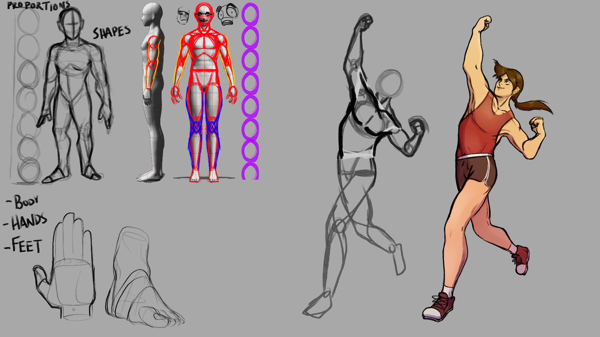 voidtaffy's tweet photo. 🔔school's out!🔔
thanks y'all for attending our early art school!! we went over anatomy basics and tricks
your extra credit is to block out and finish drawing a body using the tricks we learned! post your work in #sasswork so it can be showcased on stream next lesson!! https://t.co/rnNsay4oQN
