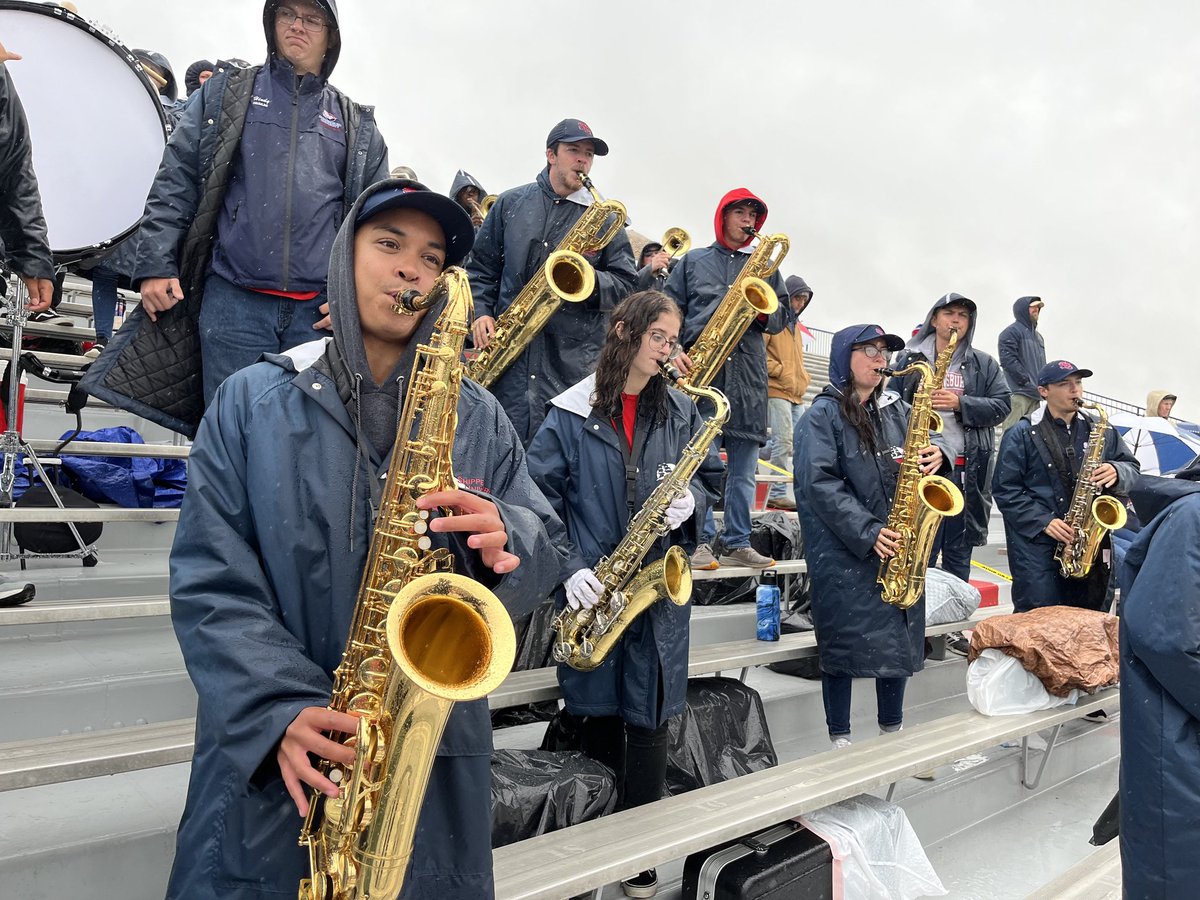 ShipUBand's tweet photo. We gathered some photos from our very own members as they cheered on our team against Shepherd! https://t.co/T2so0X2s46