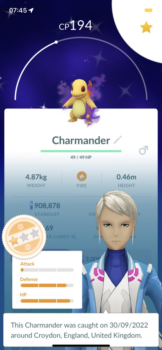 BudzinskaDonata's tweet photo. Forgot to post this beauty.
Getting #shinypokemon from team rocket leader seems to be so much harder this time around.
#pokemongo #shadowshiny #shadowcharmander #shinyshadowpokemon #shinycheck #shadowshinycharmander https://t.co/3ygK1Bujql