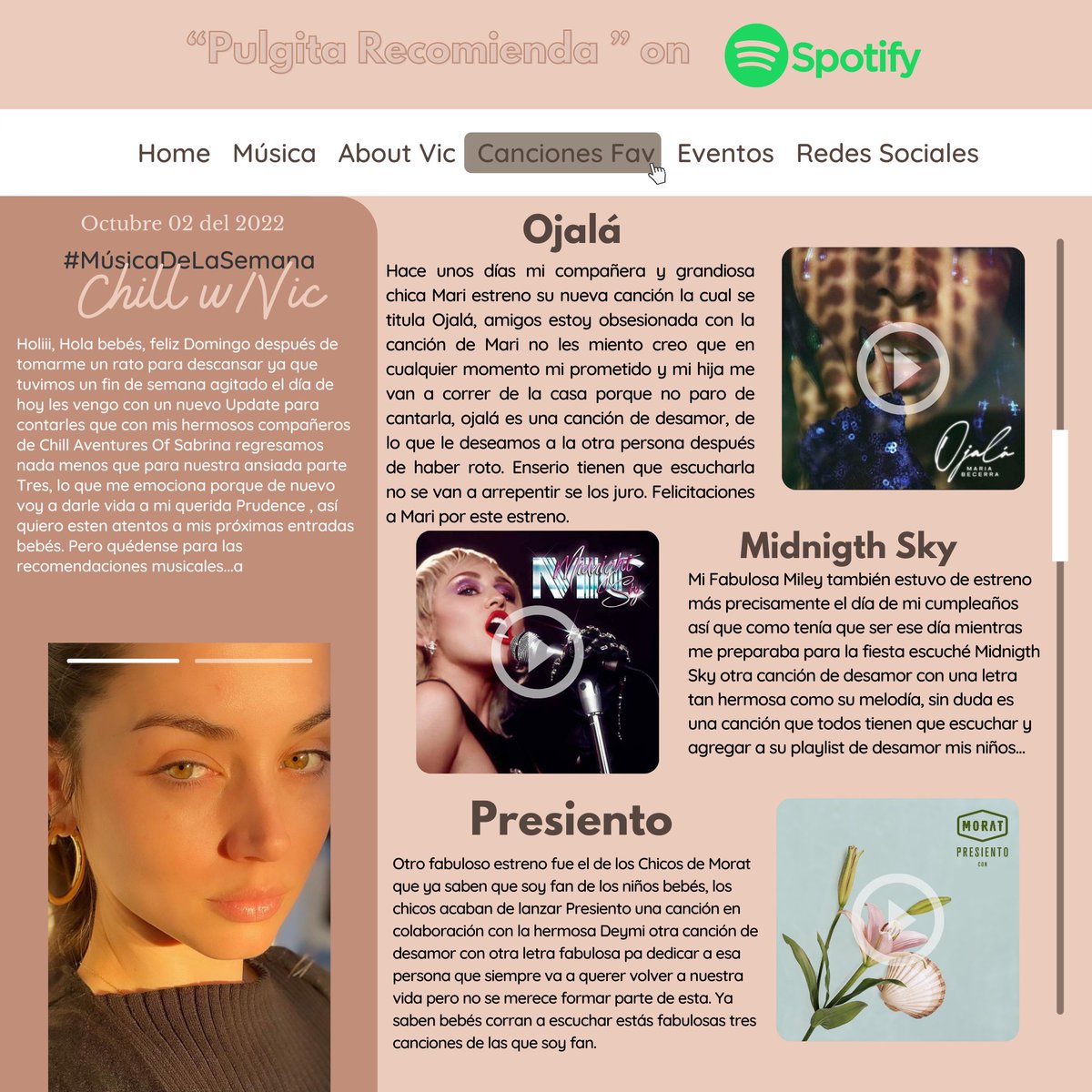 Bitácora De Una Pulga 🌙- Update/ música
El día de hoy les vengo con una nueva actualización después de unos días largos e intensos, novedades y música nueva... #ChillingAdventuresRP #OjalaxMariRP #PresientoM2 #MidnightSkyMCRP